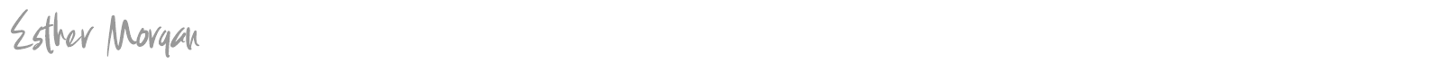 Esther Morgan font preview